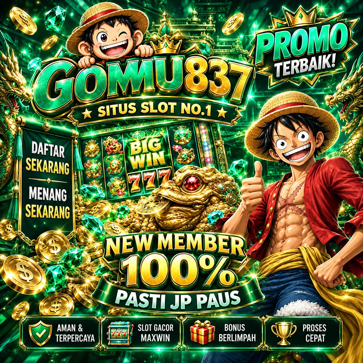 GOMU837 | Promo Terbaik, Slot Gacor & Bonus New Member 100%

